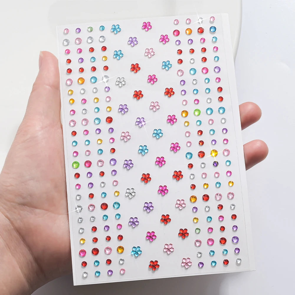 Colorful Face Rhinestones