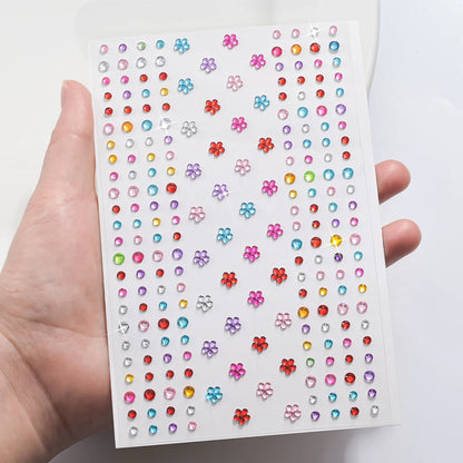 Colorful Face Rhinestones