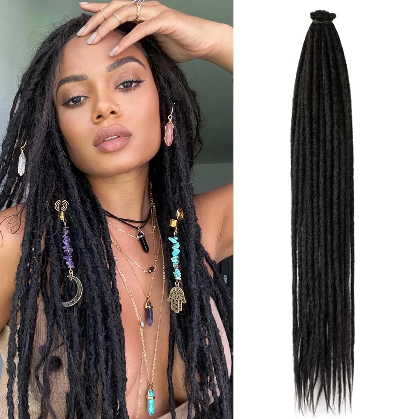 Synthetic Dreadlock Extensions
