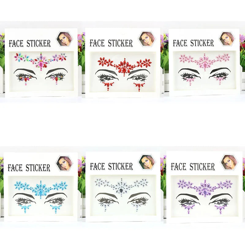 Makeup Face Rhinestones