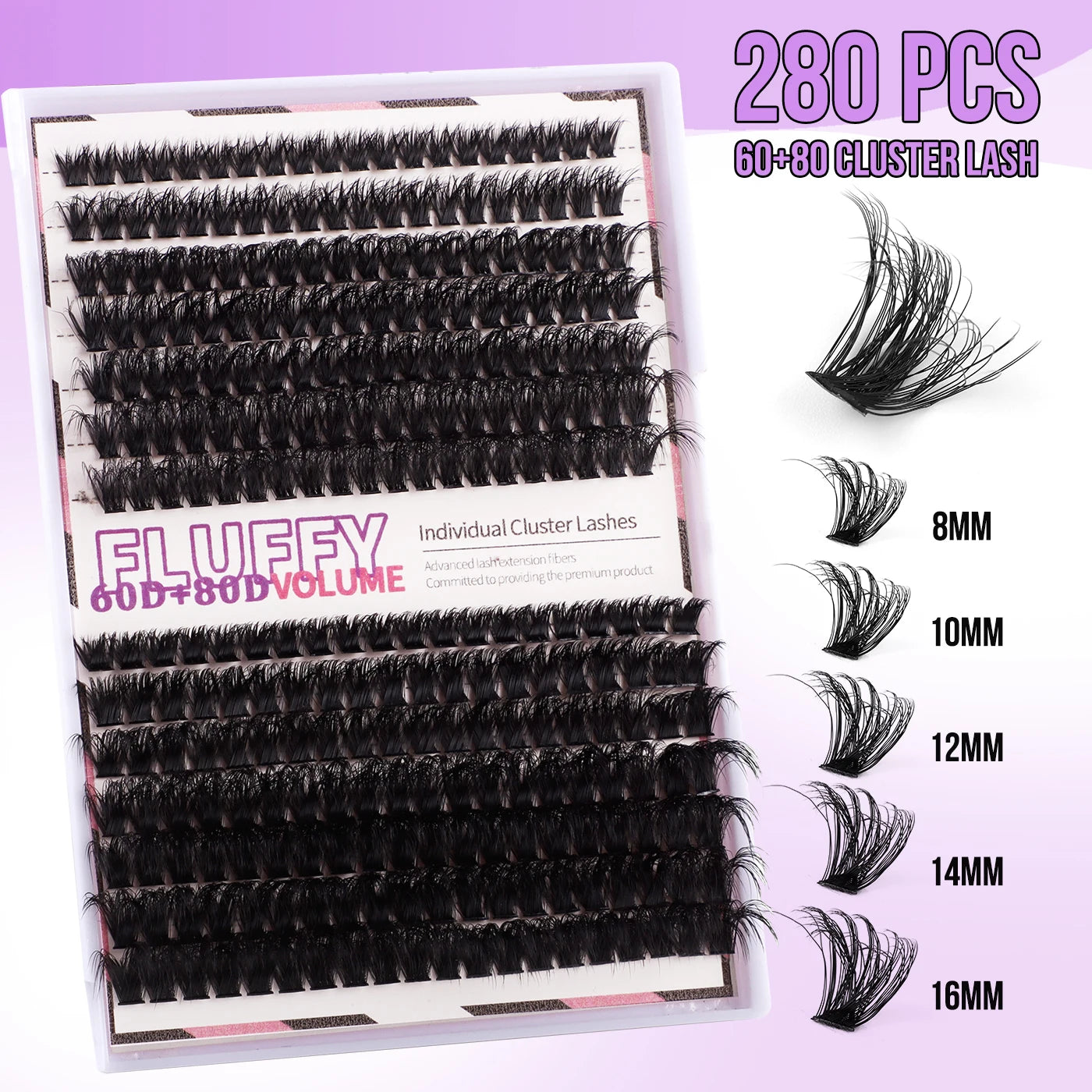 Natural Colored False Lashes