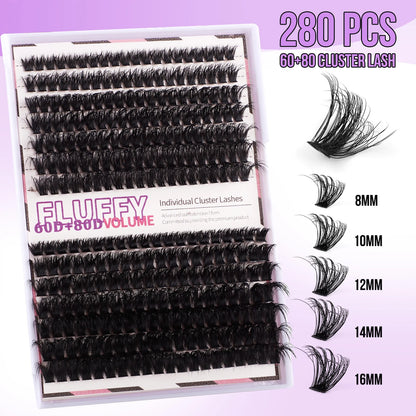Natural Colored False Lashes