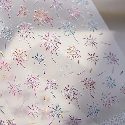 5D Glitter Nail Stickers