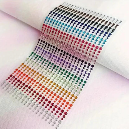 Rainbow Face Gem Stickers
