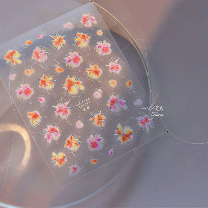 5D Glitter Nail Stickers